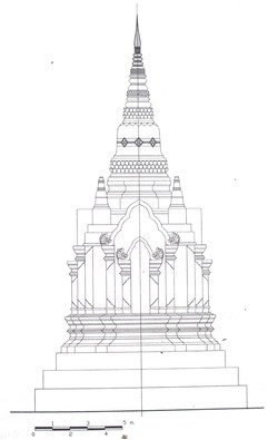 ผู้วาดแผนผัง : ศักดิ์ชัย สายสิงห์, ศิลปะล้านนา (กรุงเทพฯ: มติชน, 2556), 73.