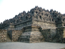 Lowest base at Borobudur