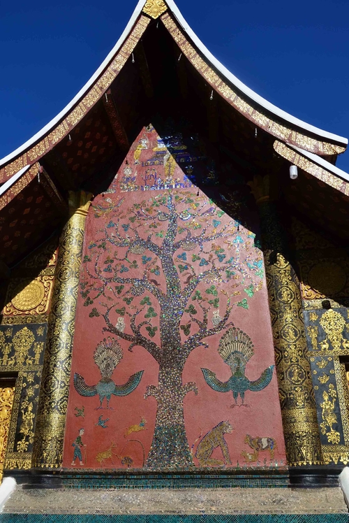 Mirrored Tree at the backside of Sim Wat Xiang Thong