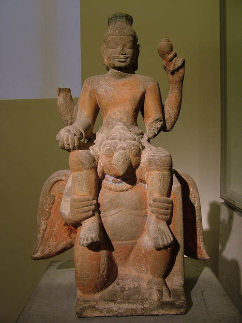 Vishnu on Garuda