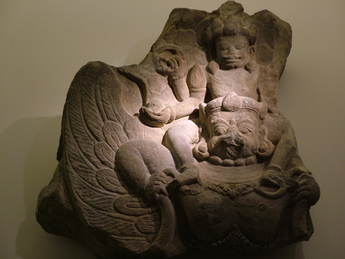 Vishnu on Garuda