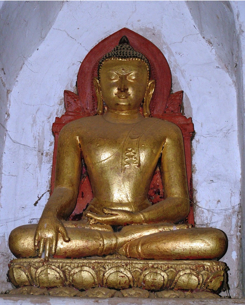 Sitting Buddha Image at Ananda